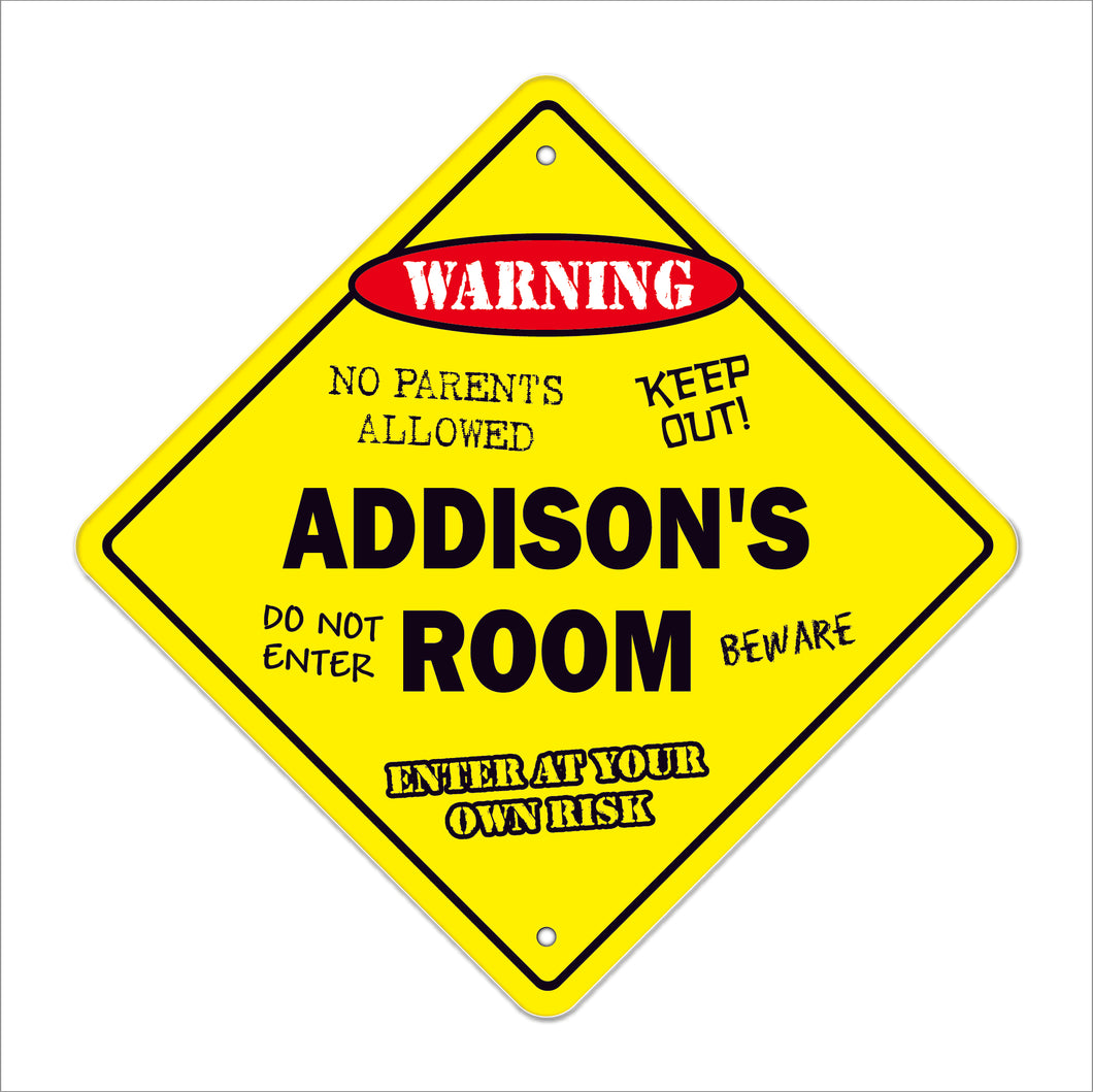 Addison's Room Sign