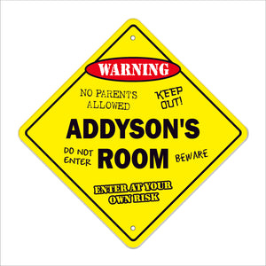 Addyson's Room Sign