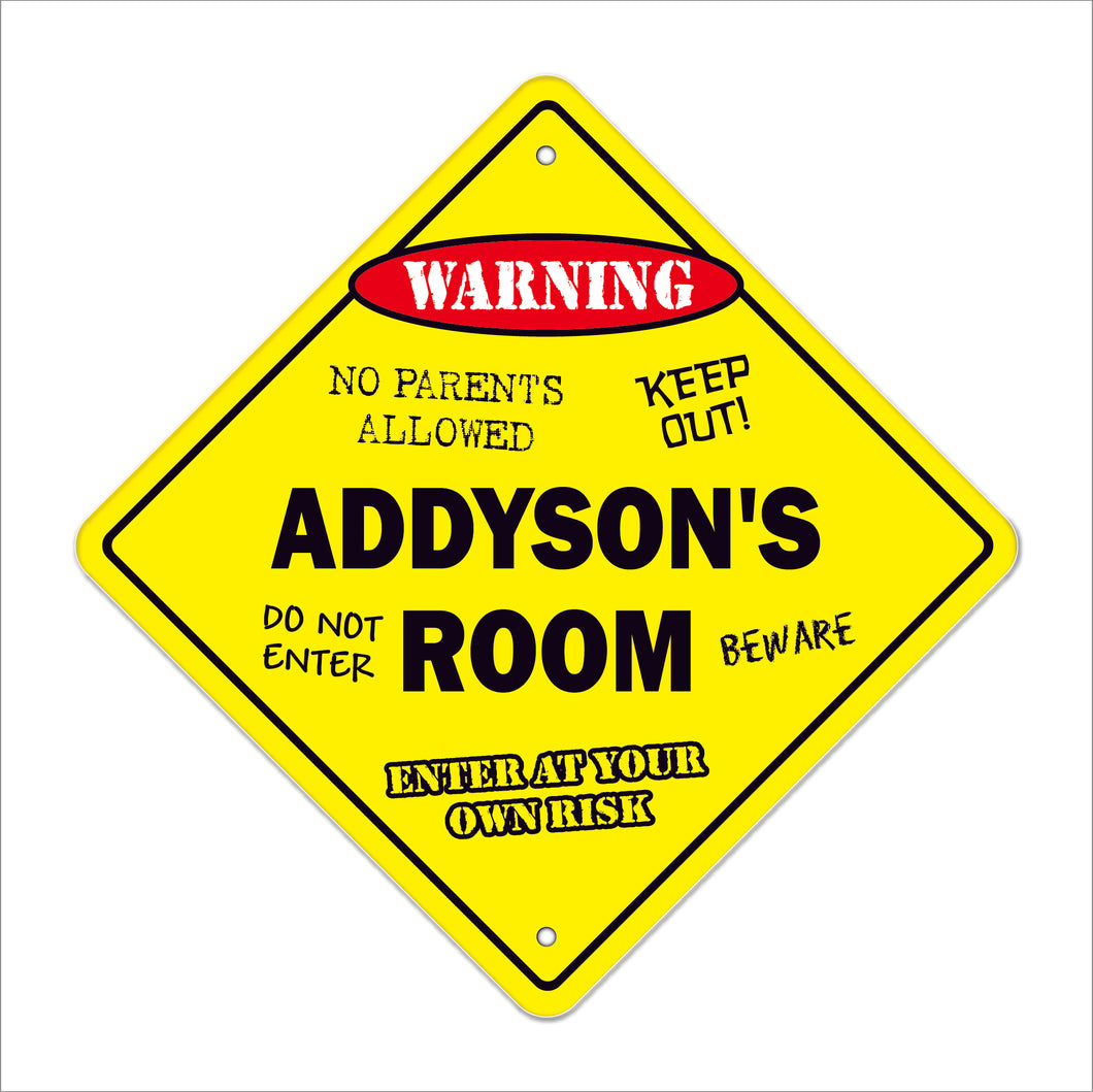 Addyson's Room Sign