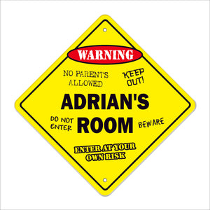 Adrian's Room Sign