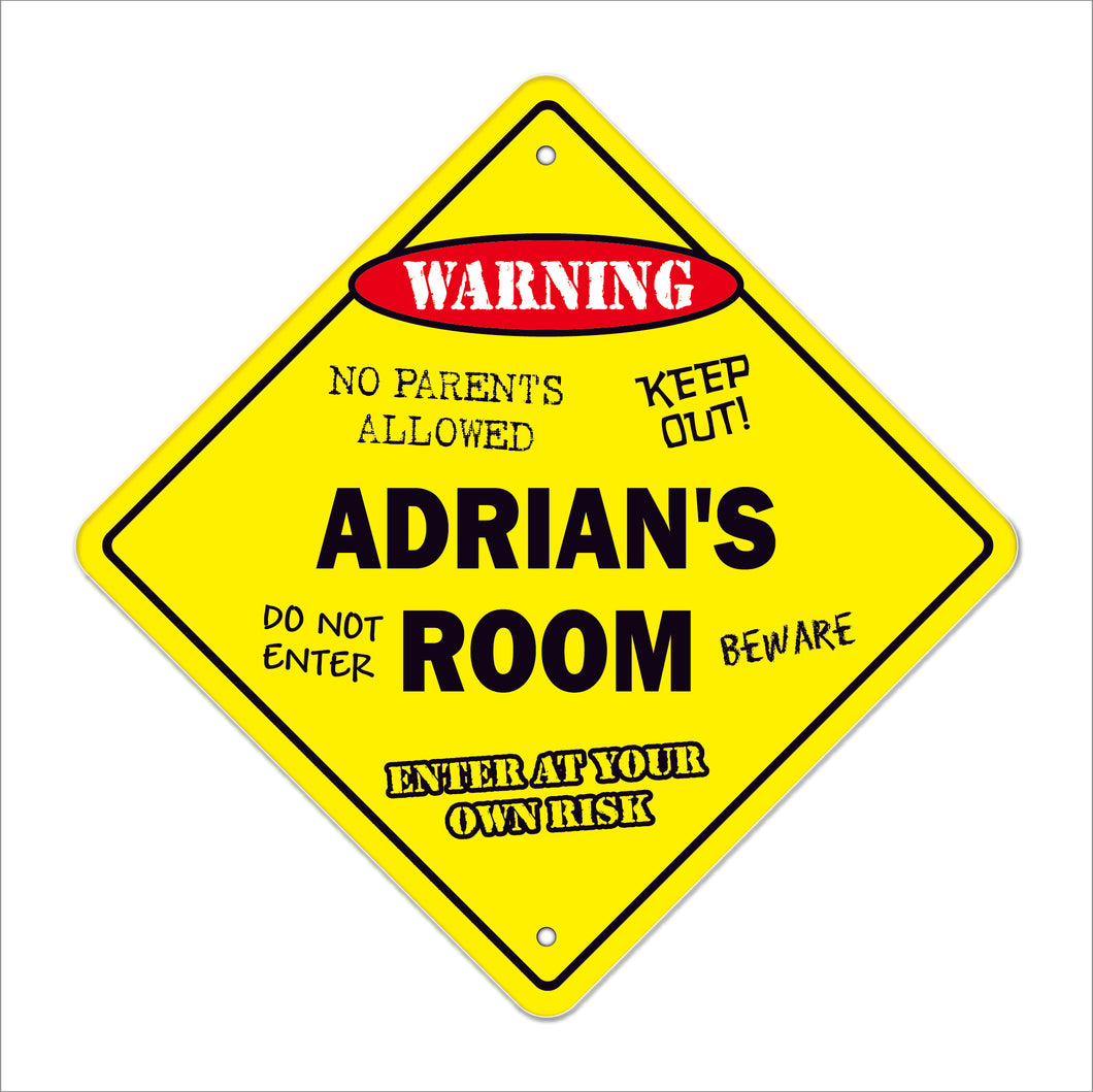 Adrian's Room Sign