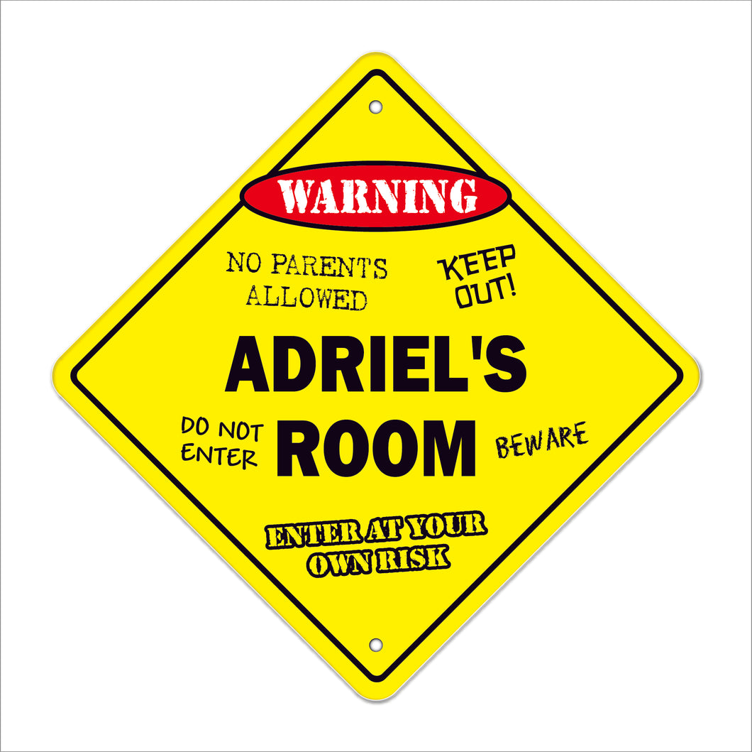 Adriel's Room Sign