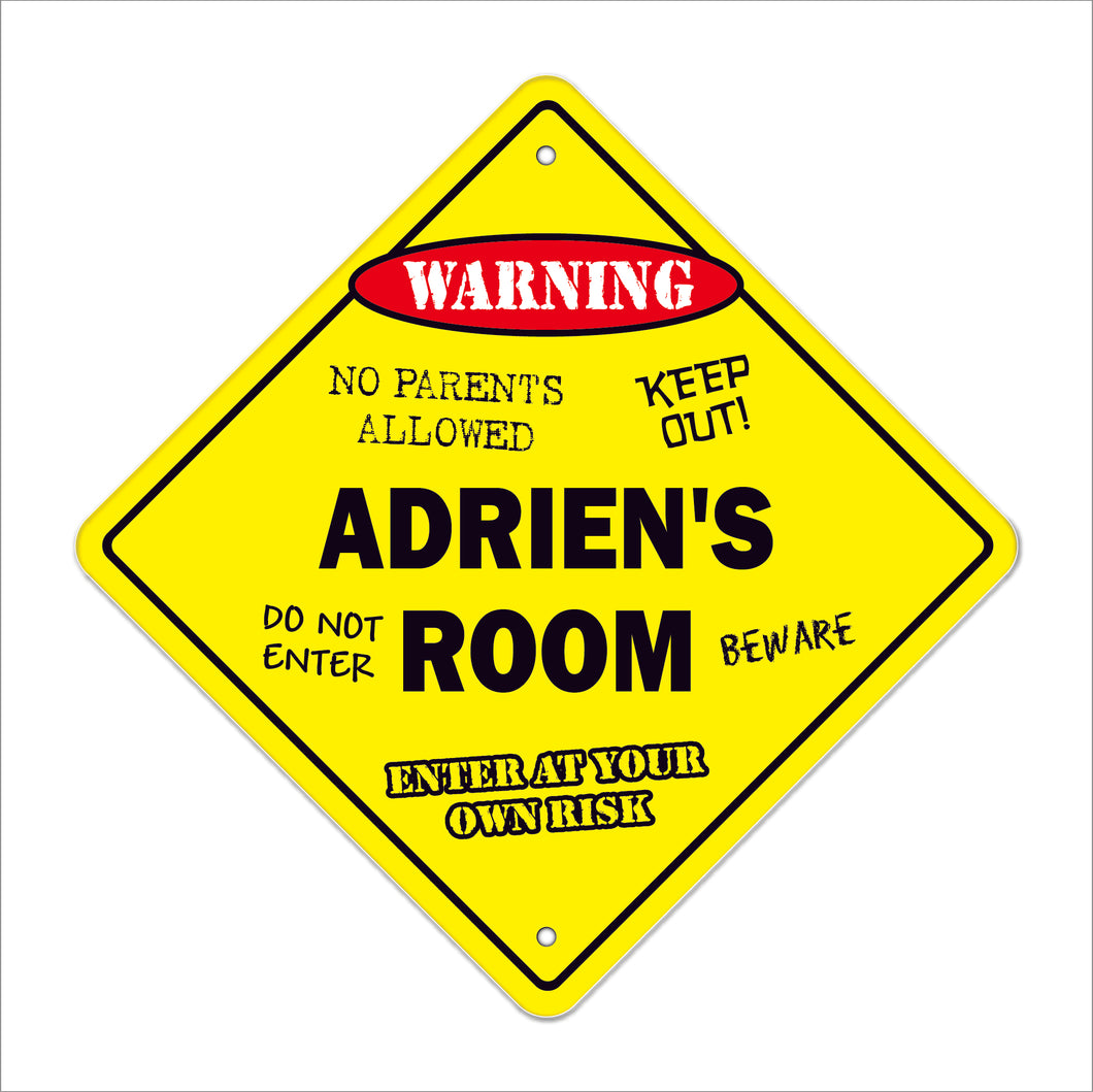 Adrien's Room Sign