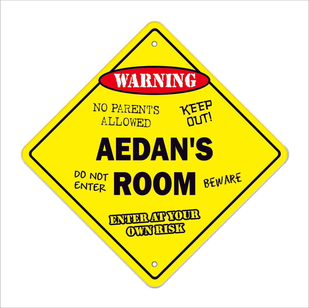 Aedan's Room Sign