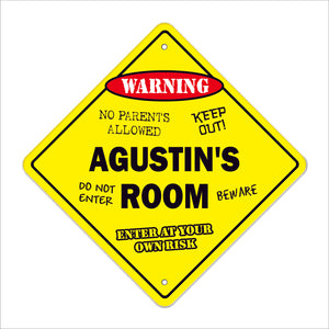 Agustin's Room Sign