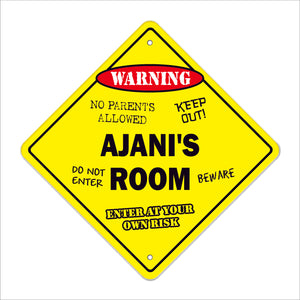 Ajani's Room Sign