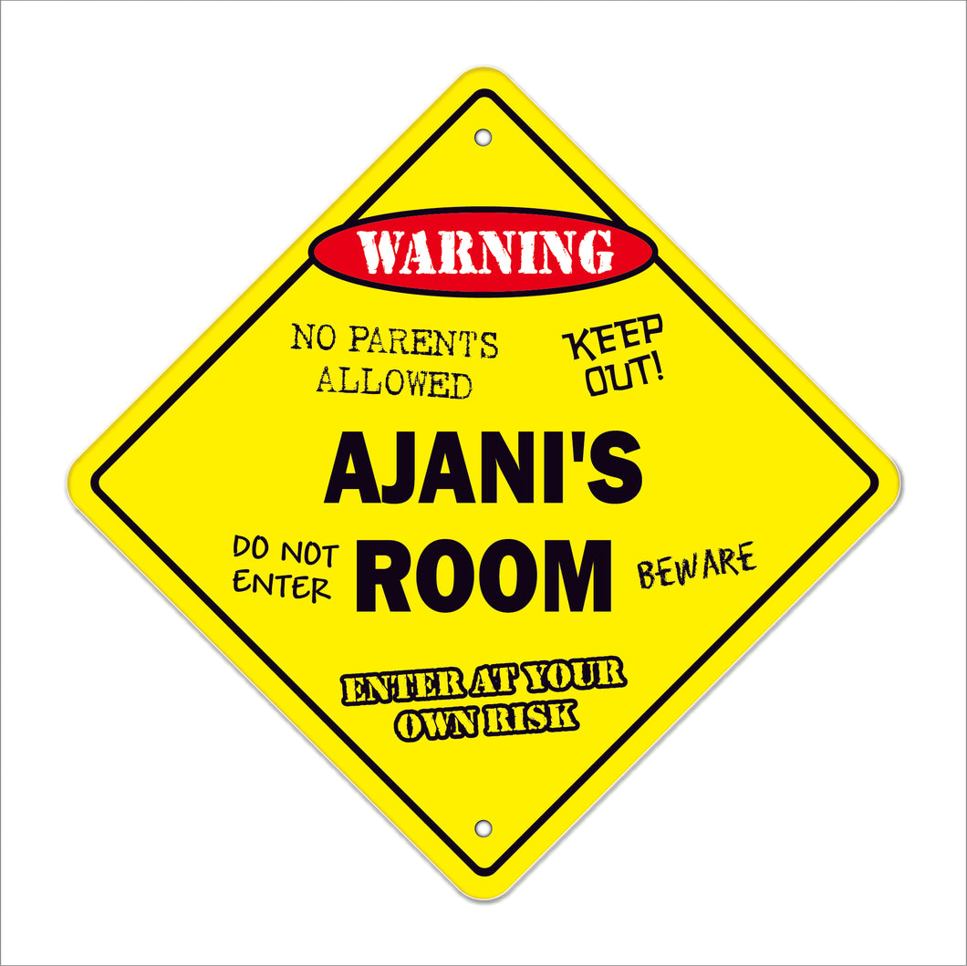 Ajani's Room Sign