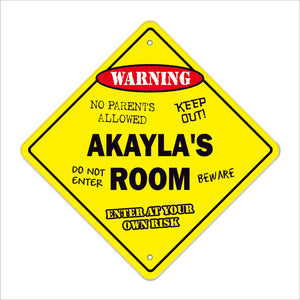 Akayla's Room Sign