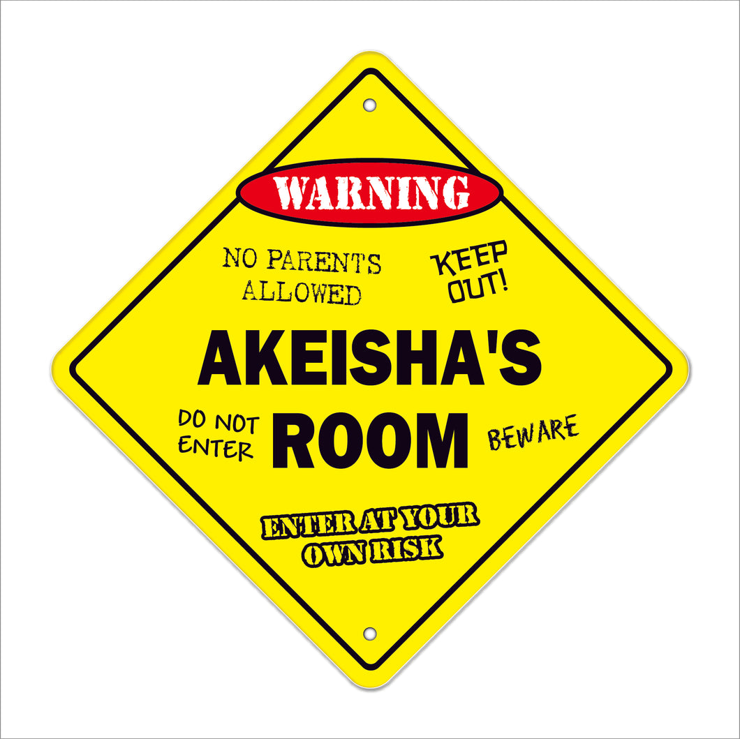 Akeisha's Room Sign