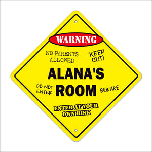 Alana's Room Sign