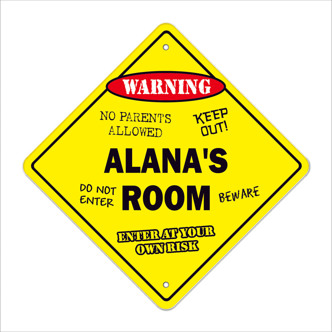 Alana's Room Sign