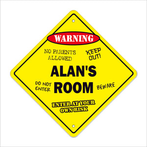 Alan's Room Sign