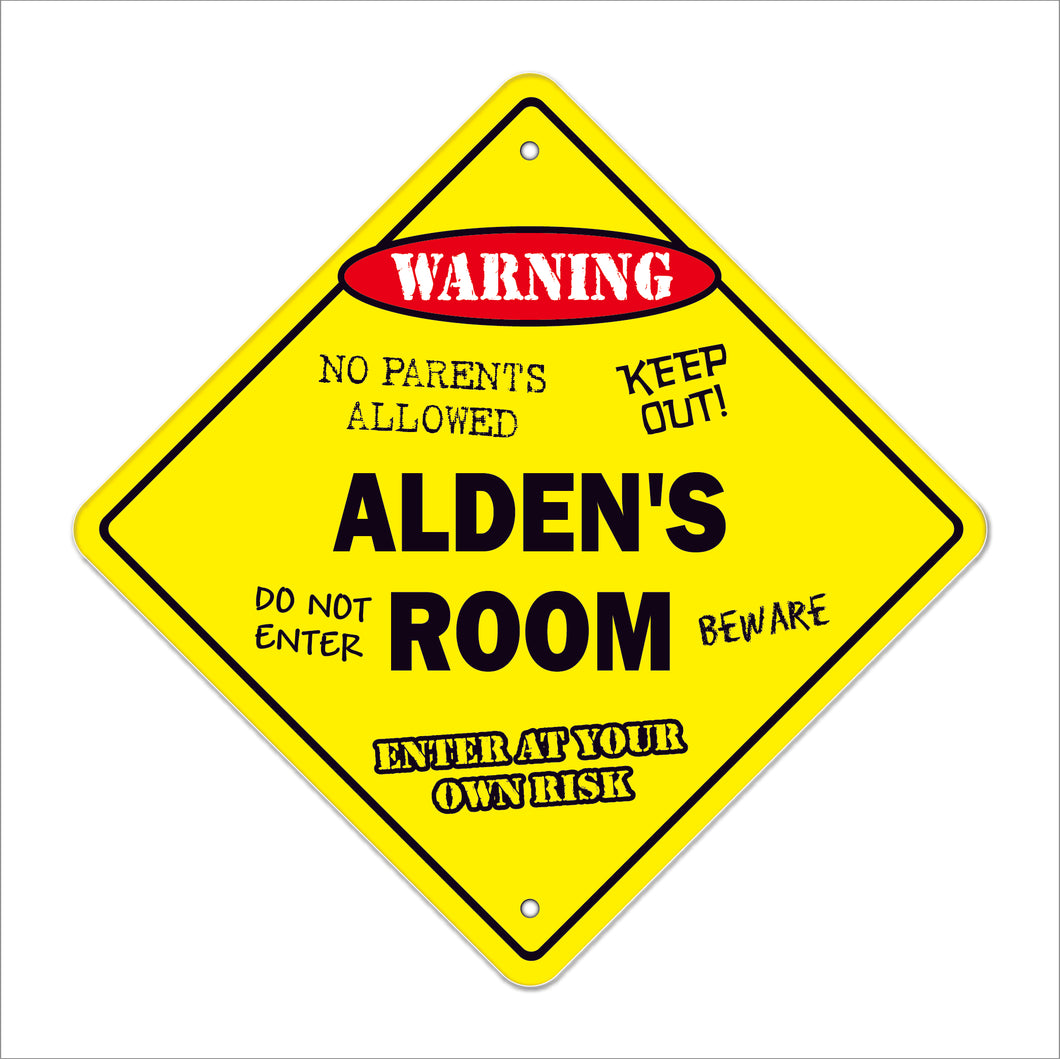 Alden's Room Sign