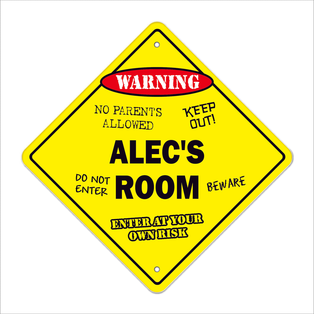 Alec's Room Sign