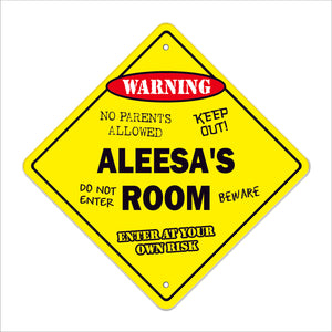 Aleesa's Room Sign