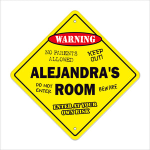 Alejandra's Room Sign