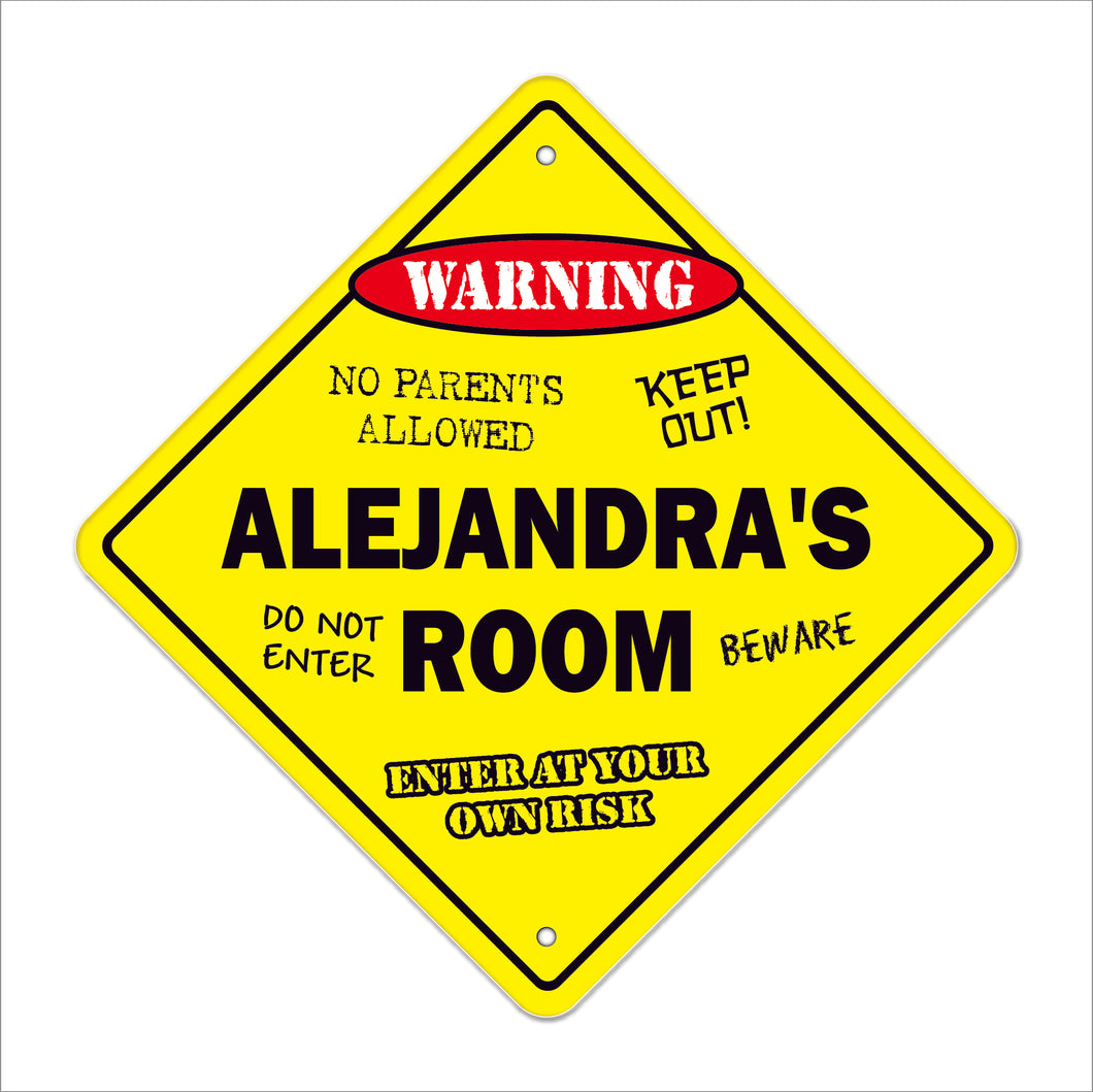 Alejandra's Room Sign