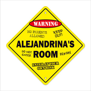 Alejandrina's Room Sign