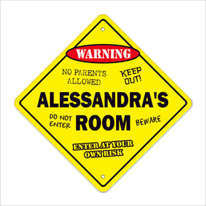 Alessandra's Room Sign