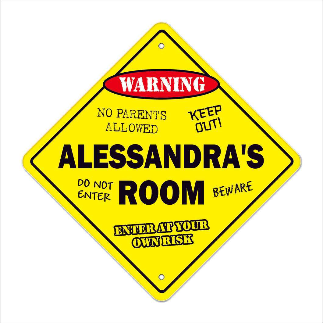 Alessandra's Room Sign