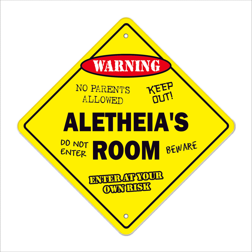 Aletheia's Room Sign