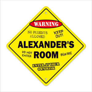 Alexander's Room Sign