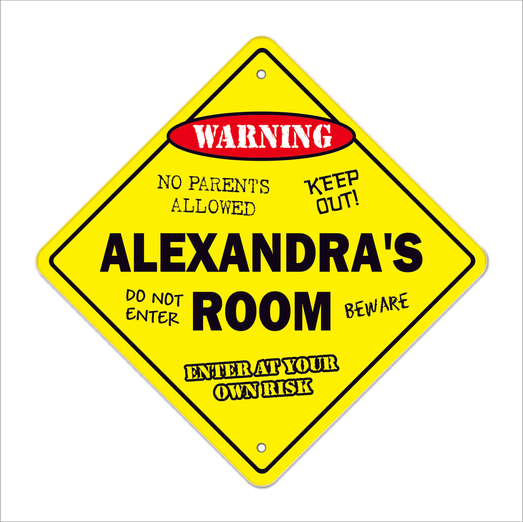 Alexandra's Room Sign