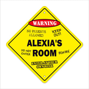 Alexia's Room Sign