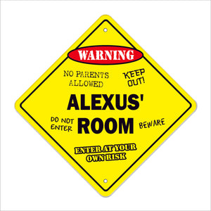 Alexus' Room Sign