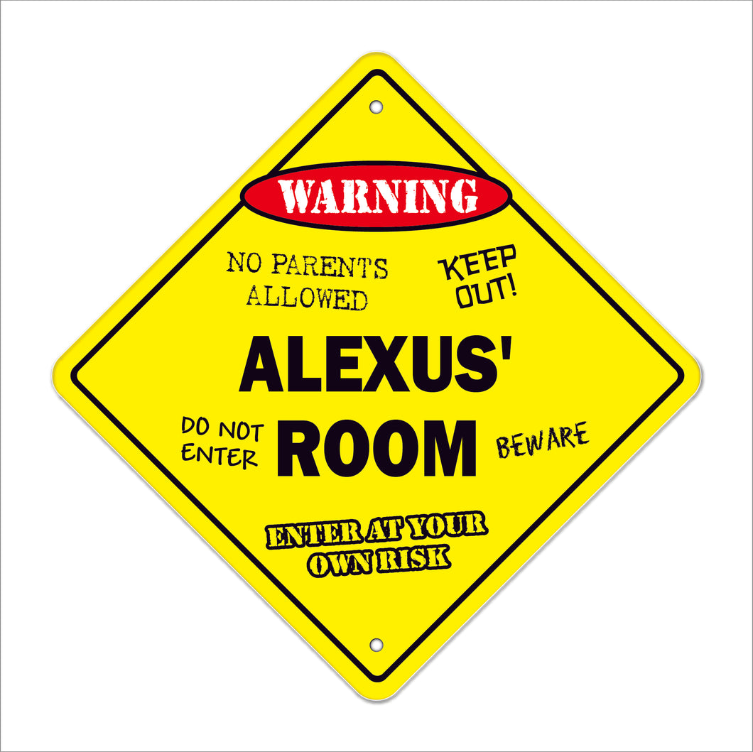 Alexus' Room Sign