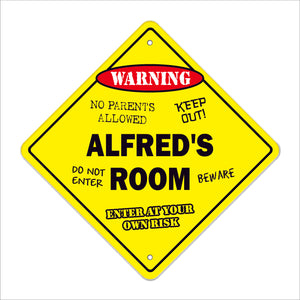 Alfred's Room Sign