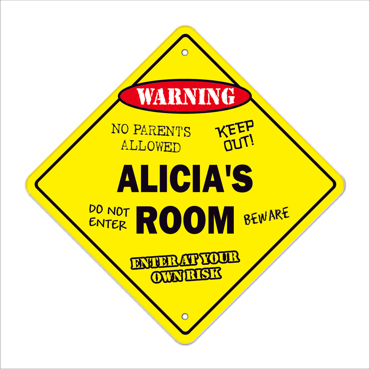 Alicia's Room Sign