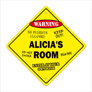 Alicia's Room Sign