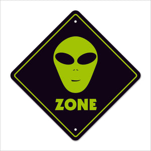 Alien Crossing Sign