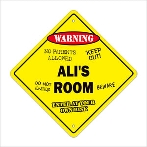 Ali's Room Sign