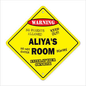 Aliya's Room Sign