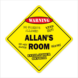 Allan's Room Sign