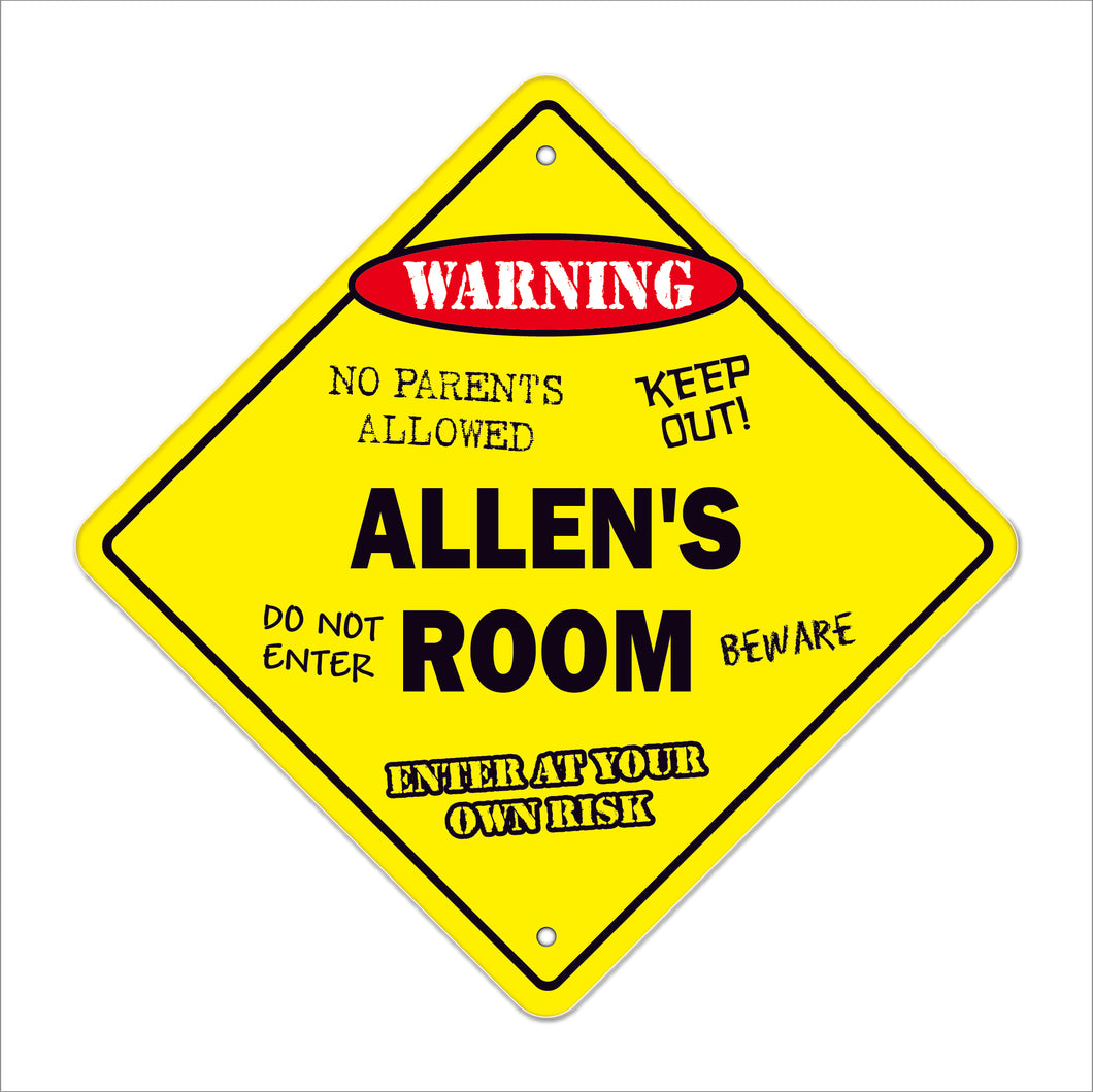 Allen's Room Sign