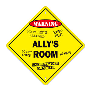 Ally's Room Sign