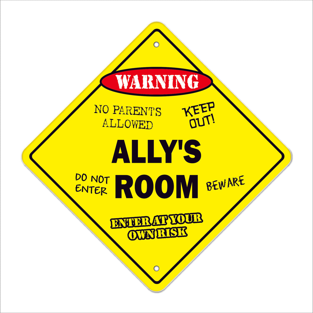 Ally's Room Sign