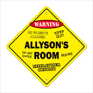 Allyson's Room Sign