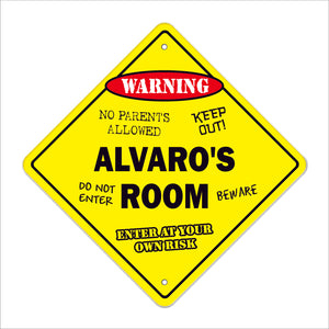 Alvaro's Room Sign