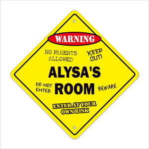 Alysa's Room Sign