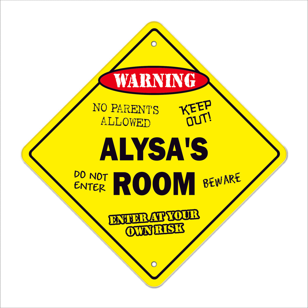 Alysa's Room Sign