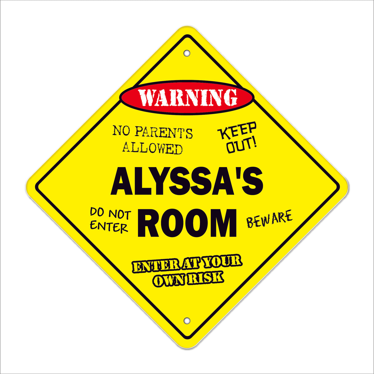 Alyssa's Room Sign