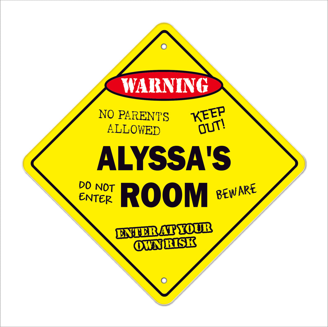 Alyssa's Room Sign