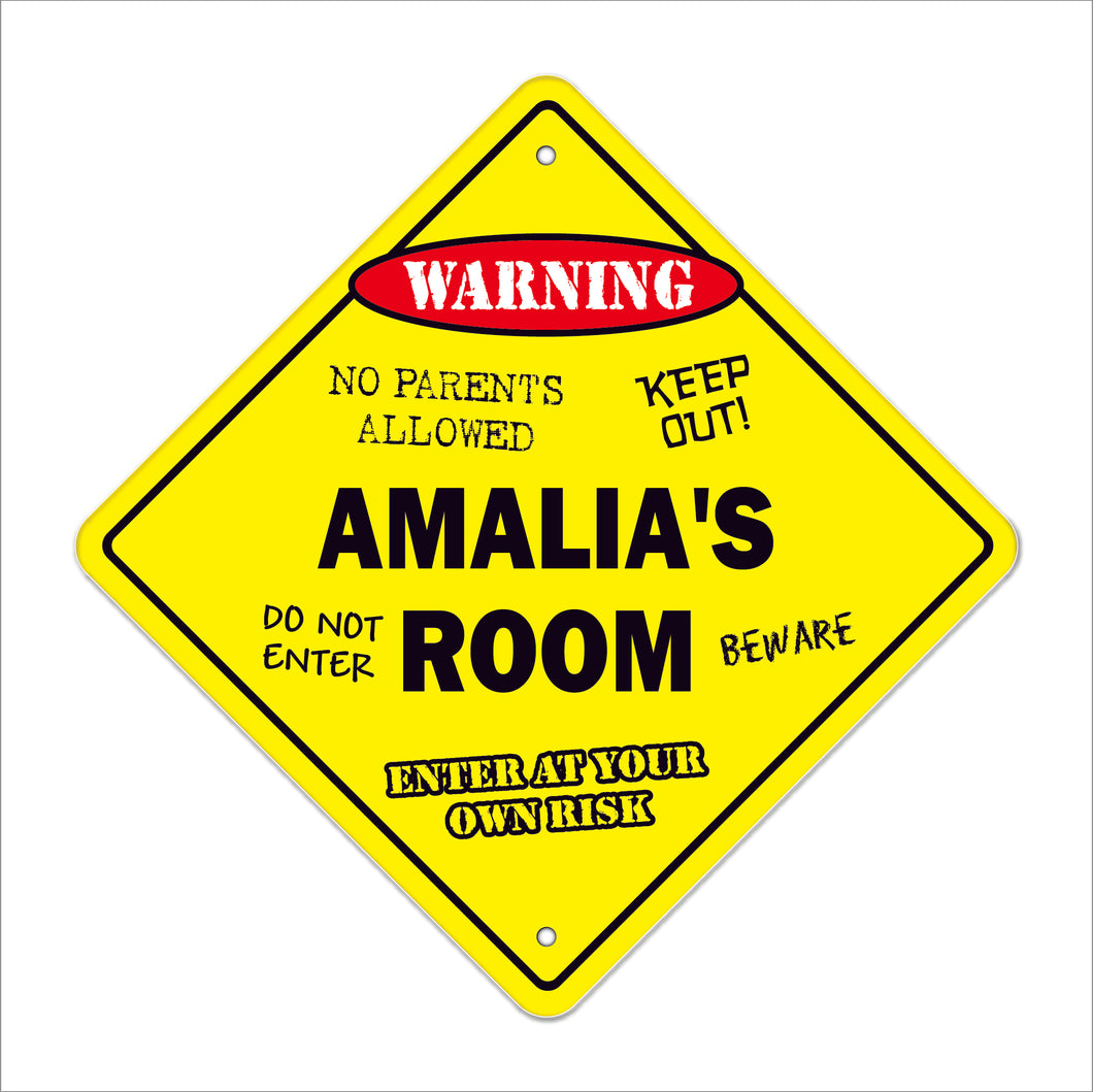 Amalia's Room Sign