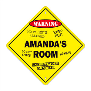 Amanda's Room Sign