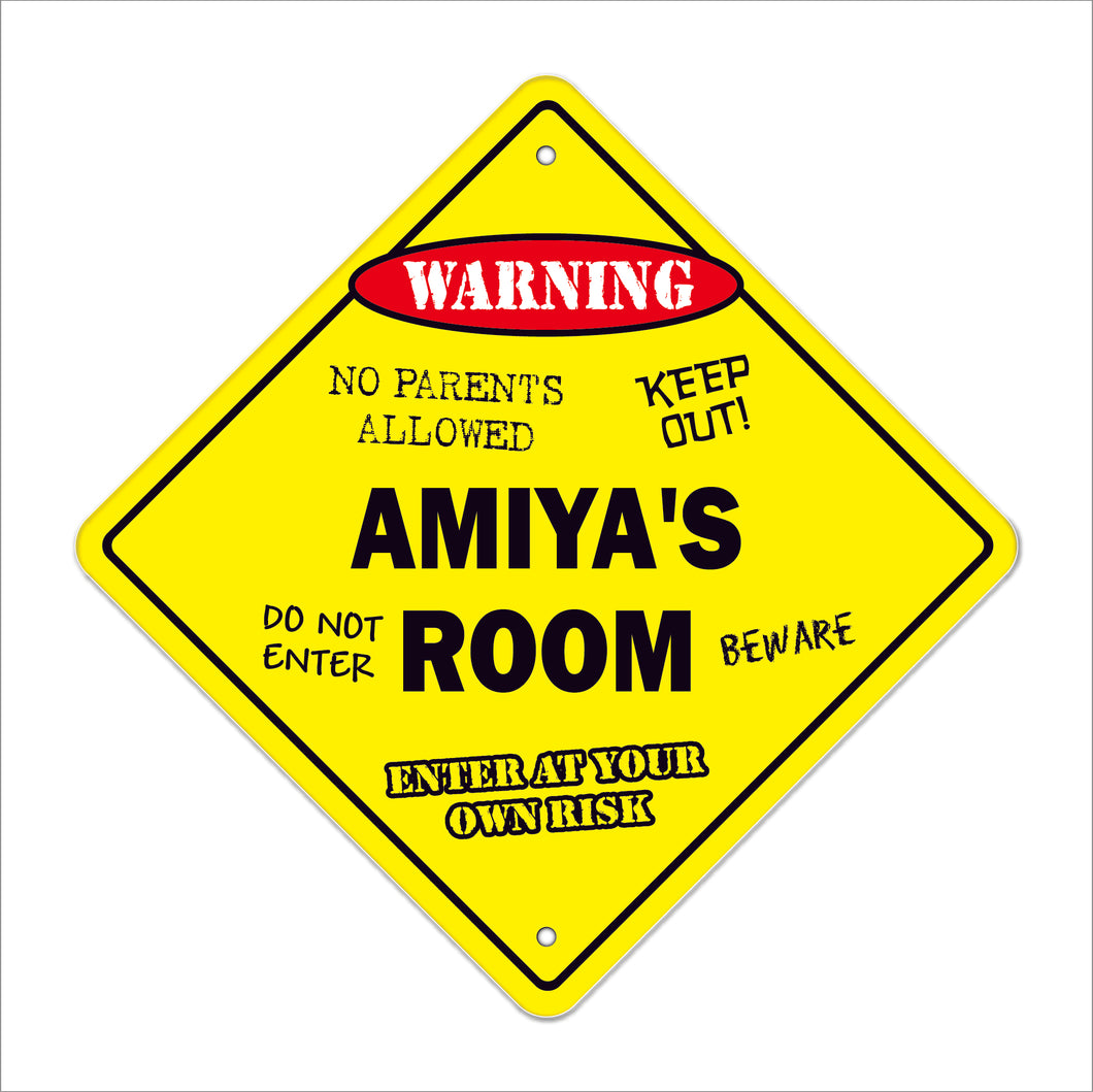 Amiya's Room Sign