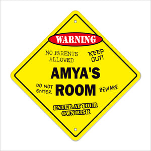 Amya's Room Sign